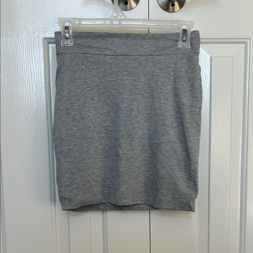 Grey Mini Skirt